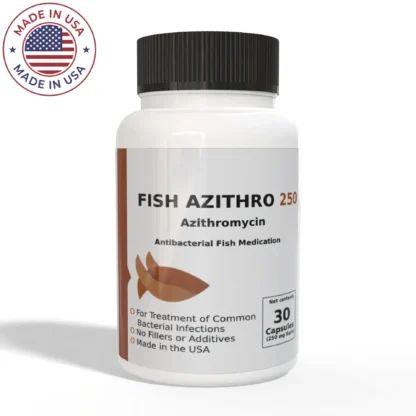 Fish Zithro - Azithromycin 250 mg Tablets - 30 Count