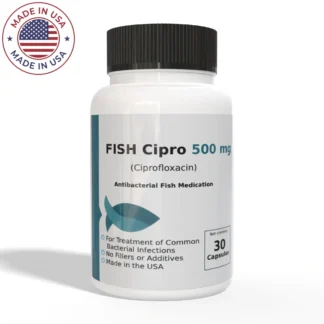 Aqua Cipro Ciprofloxacin- 500 mg - 30 count Fish Flox Forte